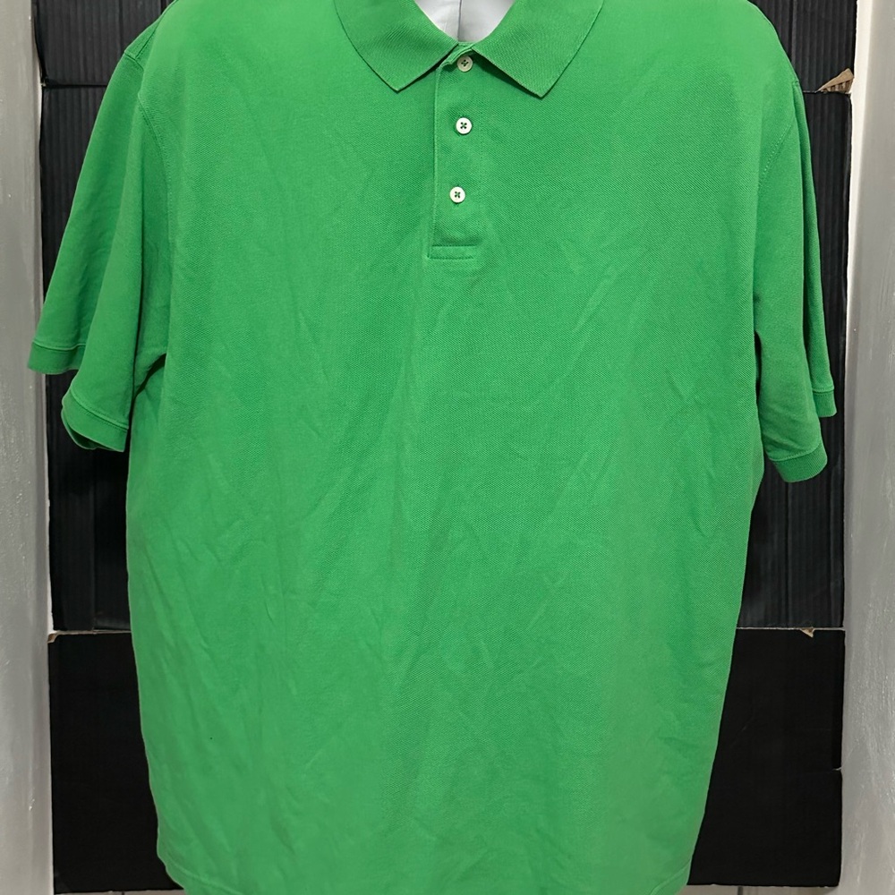 St. John's Bay Classic Green Polo 3XLT